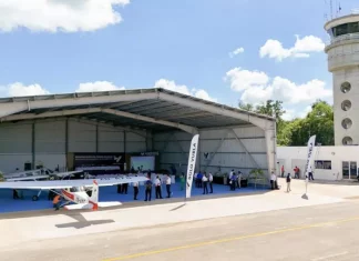 Chichén Itzá estrena el primer hangar aeronáutico de Yucatán