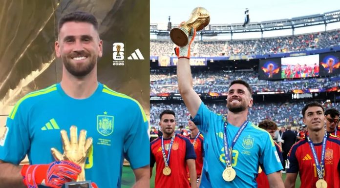 Unai Simón conquista el Guante de Oro tras un Mundial casi perfecto