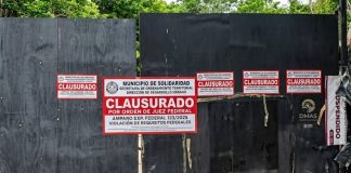 Amparo mantiene clausurado desarrollo inmobiliario Macondo