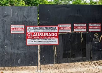 Amparo mantiene clausurado desarrollo inmobiliario Macondo