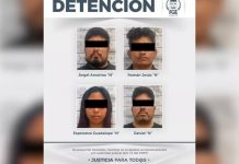 Capturan cuatro presuntos extorsionadores tras amenazar un bar en Playa del Carmen