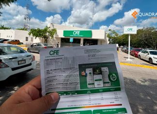 Lo de una renta: Vecinos de Cancún reclaman a CFE recibos de luz con cobros de hasta 7 mil pesos