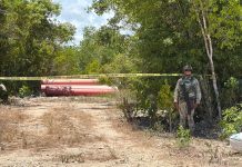 Encuentran cuerpo embolsado en Cancún