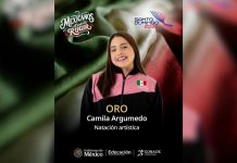 Camila Argumedo conquista el primer oro de México en natación artística en los JCC de Santo Domingo