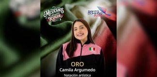 Camila Argumedo conquista el primer oro de México en natación artística en los JCC de Santo Domingo