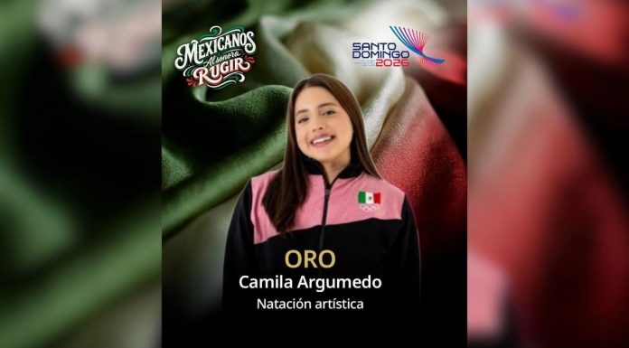Camila Argumedo conquista el primer oro de México en natación artística en los JCC de Santo Domingo
