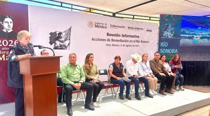 Anuncian segunda etapa del plan de remediación del río Sonora; niveles de metales por encima de los límites permitidos
