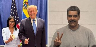 Delcy Rodríguez aprovecha su foto con Trump para enviar un mensaje al chavismo
