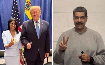 Delcy Rodríguez aprovecha su foto con Trump para enviar un mensaje al chavismo