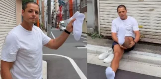 Chicharito recorre las calles de Japón en calcetines: ¿Qué tan limpias están?
