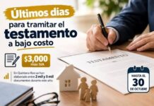 Últimos días para tramitar el testamento a bajo costo