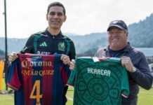 Rafael Márquez visita entrenamiento del Atlante y se reúne con Miguel Herrera