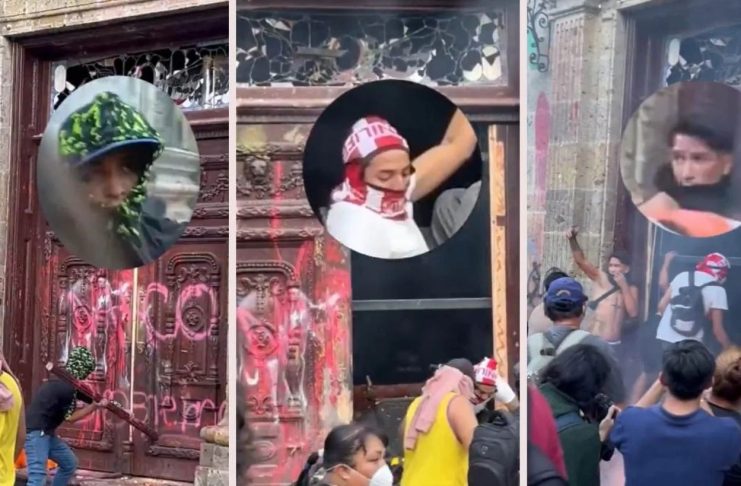 Autoridades de Jalisco buscan a decenas de infiltrados del bloque negro en la marcha del agua