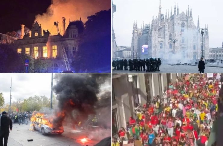 La rebelión se extiende a 140 ciudades francesas y a otras partes de Europa