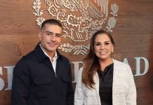 Mara Lezama se reúne con Harfuch para reforzar coordinación en seguridad de Quintana Roo