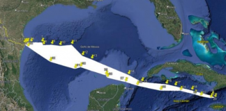 Emiten aviso náutico para Quintana Roo por lanzamiento de cohete de la empresa SpaceX