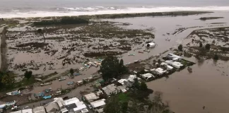 Temporal de lluvia y viento deja una persona fallecida en Chile y 620 mil casas sin electricidad